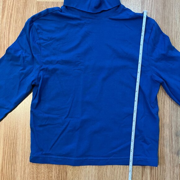 Cropped Blue Turtleneck Longsleeve H&M Basics - Picture 6 of 9